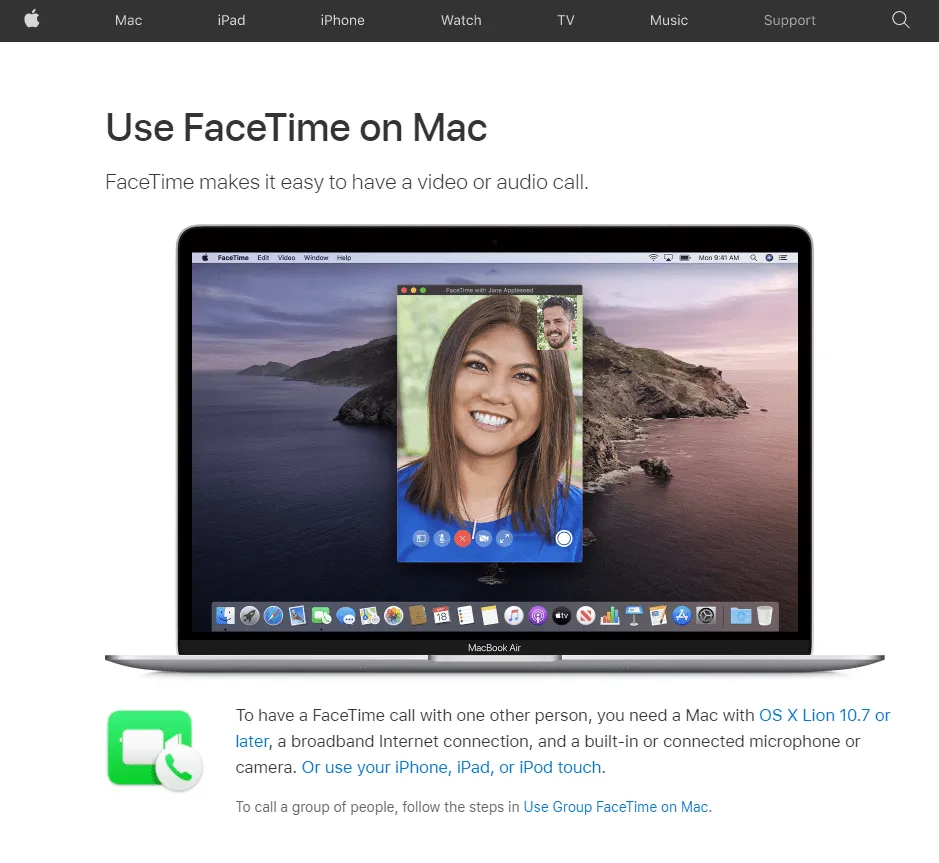 Apple’s FaceTime offers free app to app calls for macOS users.
