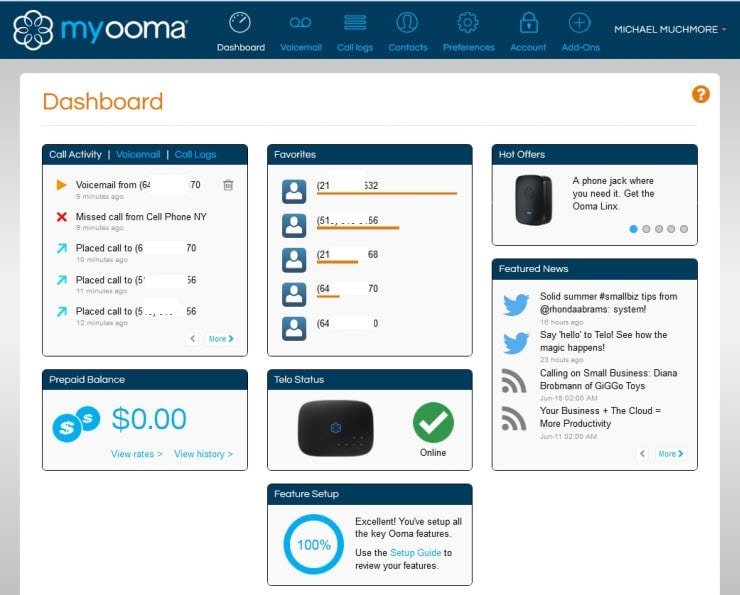 Ooma is a VoIP telephone service provider that targets both businesses and residential homes at an affordable price.