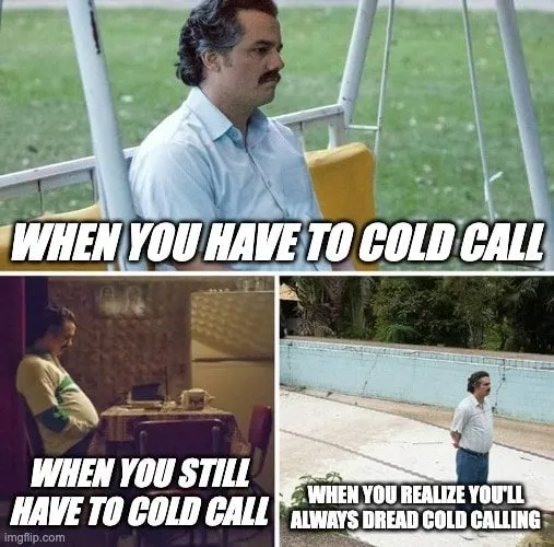 best cold calling memes