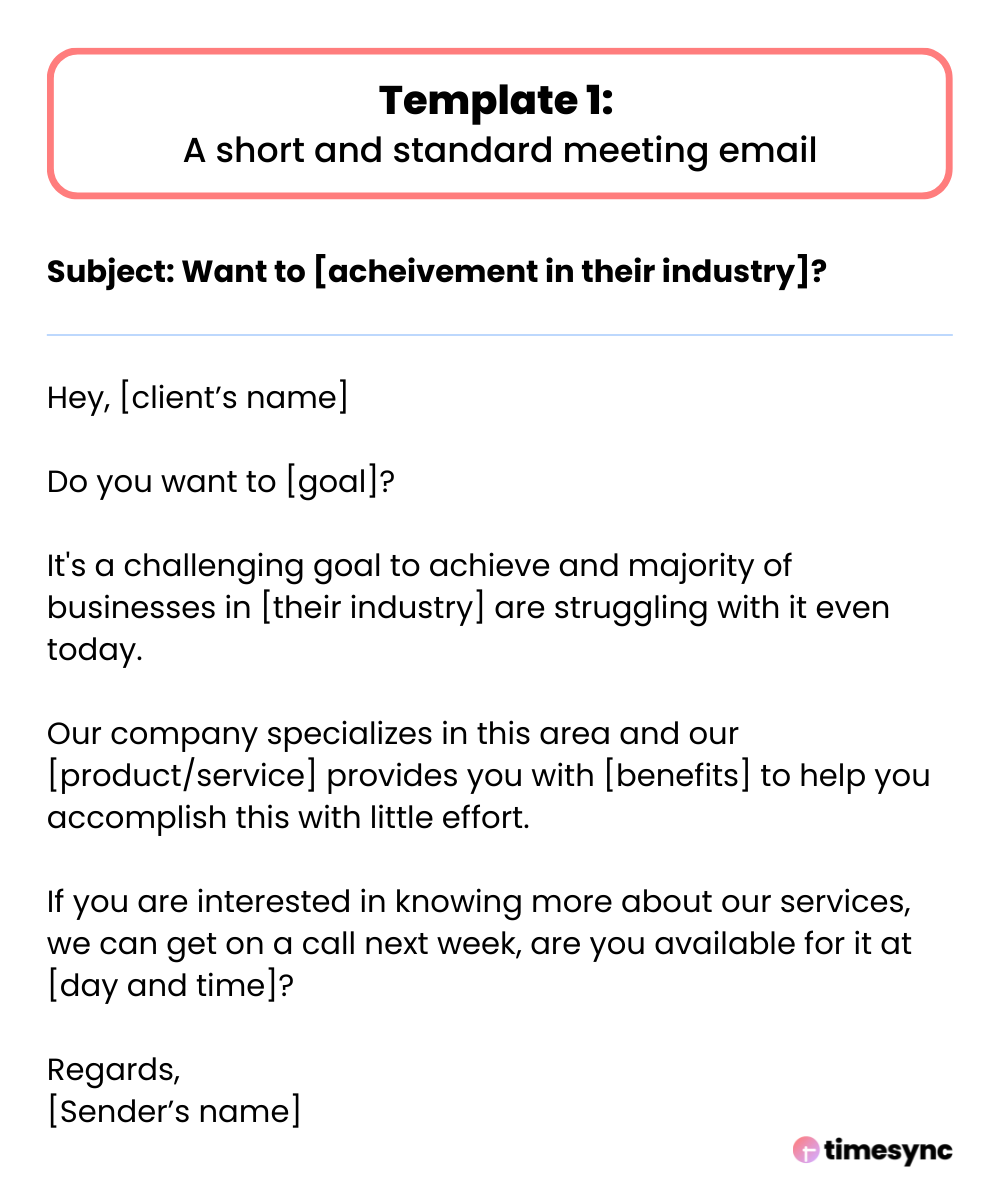 How To Schedule a Meeting by Email (+Email Examples) (2023)