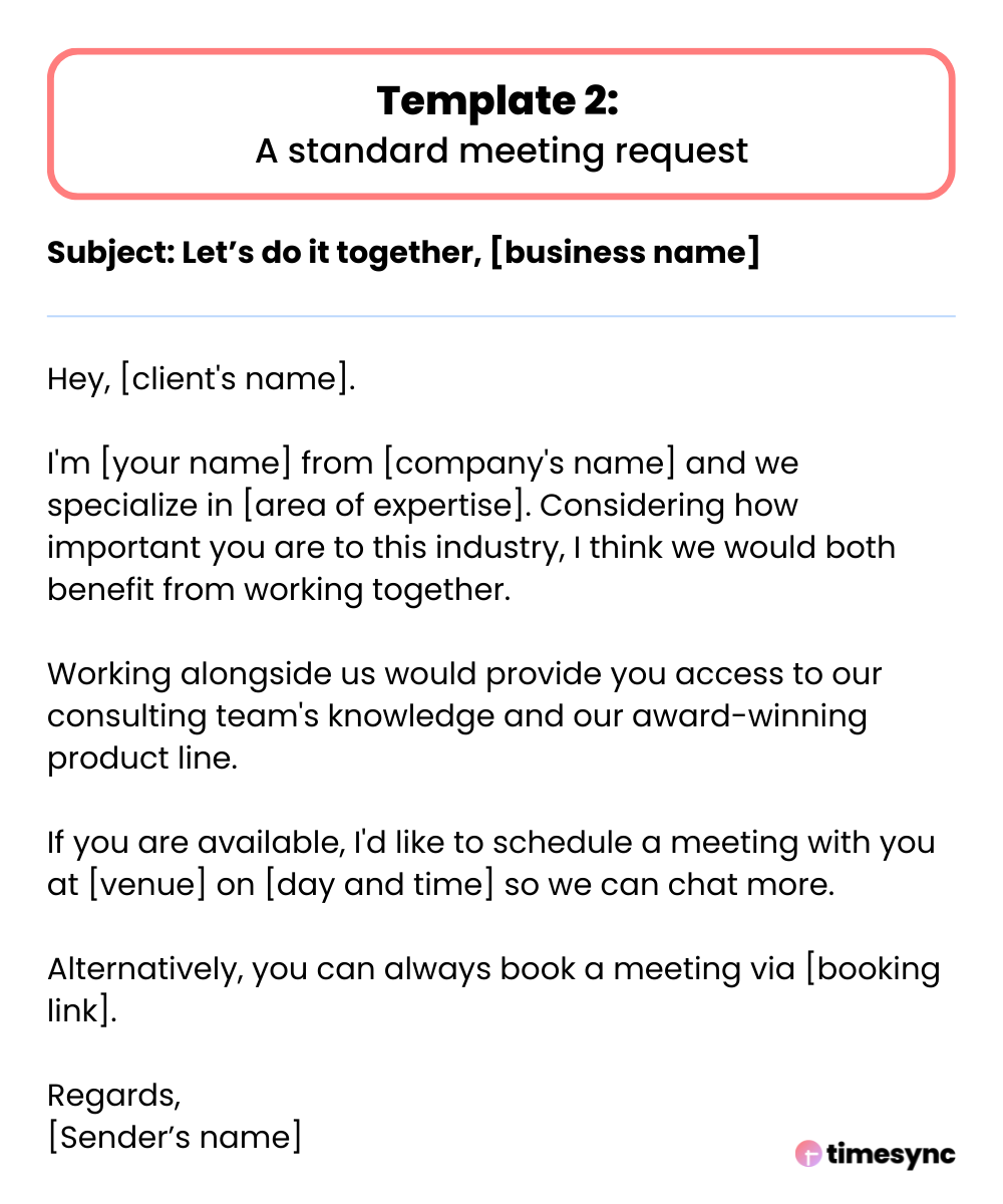 How To Schedule A Meeting By Email Email Examples